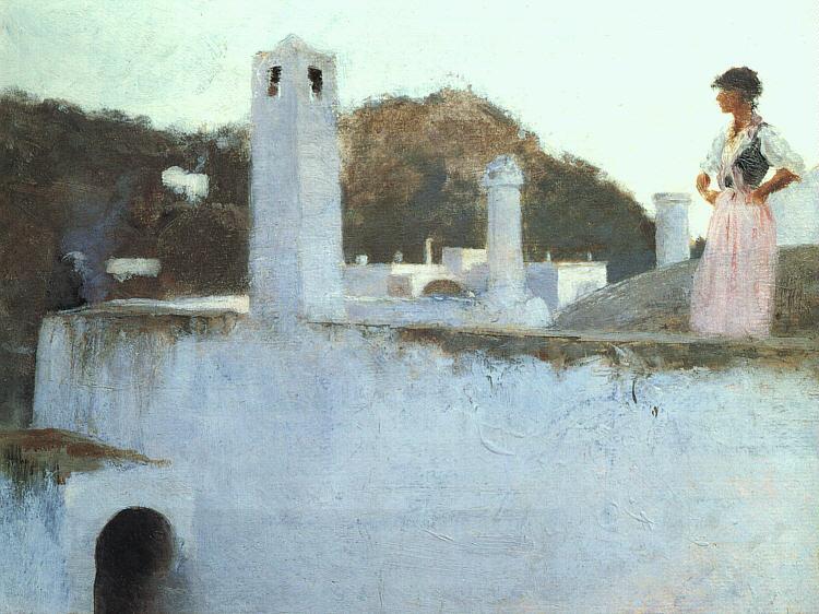 John Singer Sargent View of Capri oil painting picture